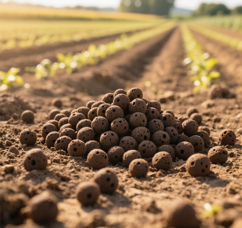 image of humic acid granules